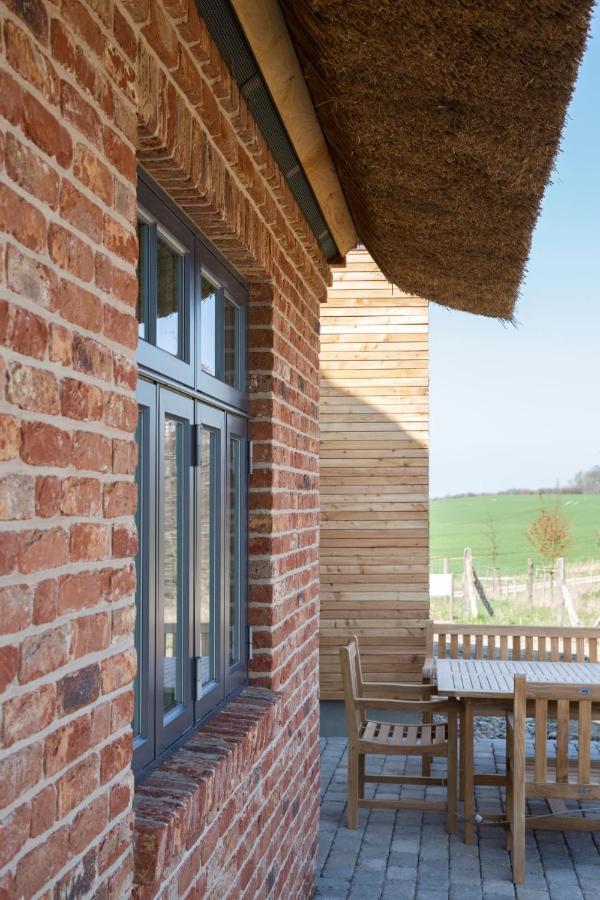 Reetdorf Geltinger Birk Atelierhaus Schilfinsel Villa Nieby  ภายนอก รูปภาพ