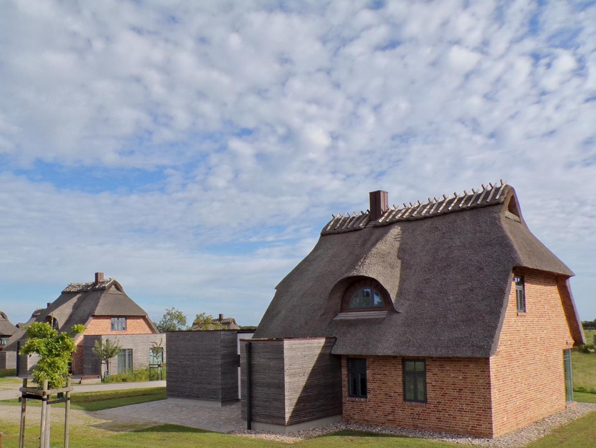 Reetdorf Geltinger Birk Atelierhaus Schilfinsel Villa Nieby  ภายนอก รูปภาพ